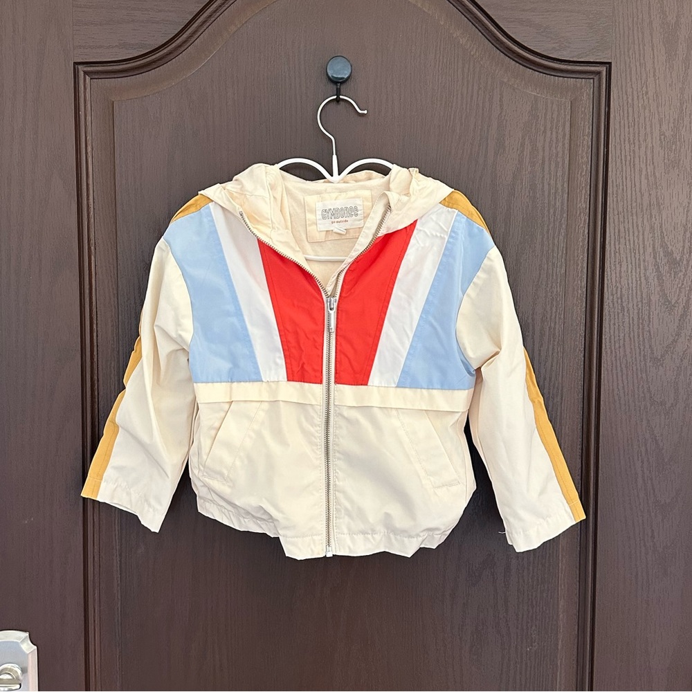 3/$25 Gymboree Go Outside Colorblock Windbreaker Jacket Size 5-6Y